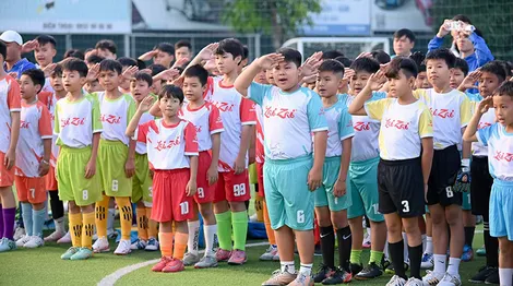 16 đội tham gia Giải Bóng đá thiếu nhi khối tiểu học TP Cần Thơ