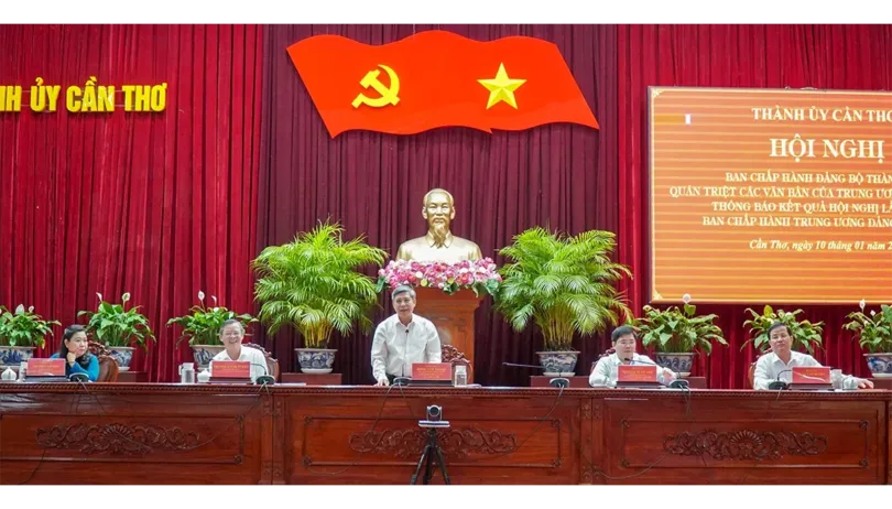 Năm 2026, TP Cần Thơ phấn đấu đạt mục tiêu tăng trưởng từ 10% trở lên