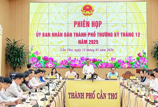 Triển khai thực hiện nghiêm túc quyết định giao chỉ tiêu theo Kế hoạch phát triển kinh tế - xã hội TP Cần Thơ năm 2026