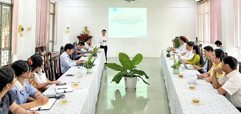 Toạ đàm “Vai trò của phát triển nông thôn trong nền kinh tế xanh dưới góc nhìn phát triển nguồn nhân lực”