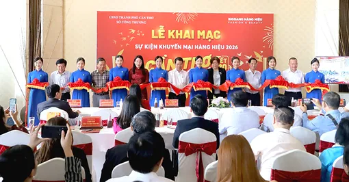 Khai mạc sự kiện khuyến mại hàng hiệu Cần Thơ Mega Sale 2026