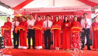 Khai trương Phòng giao dịch Bình Sơn trực thuộc Agribank Chi nhánh Hòn Đất Kiên Giang