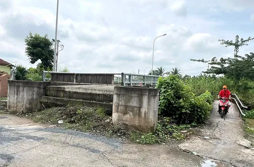 Dự án cầu Phó Thọ khu vực Bình Phó B vẫn chưa hoàn thành