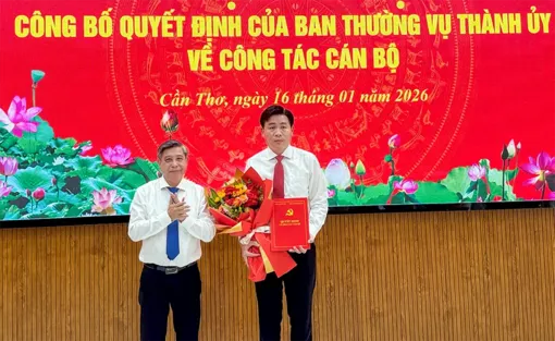 Ông Phan Thanh Diệu Huệ giữ chức Phó Chánh Văn phòng Thành ủy Cần Thơ