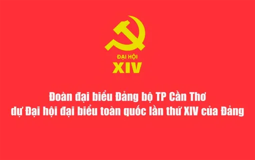 Đoàn đại biểu Đảng bộ TP Cần Thơ dự Đại hội đại biểu toàn quốc lần thứ XIV của Đảng