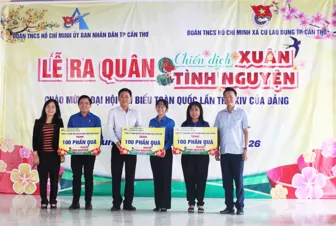 Lễ ra quân chiến dịch “Xuân Tình nguyện” năm 2026 tại xã Cù Lao Dung