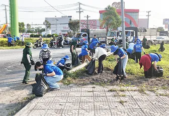 Chỉnh trang nút giao IC3 sạch, đẹp đón Tết