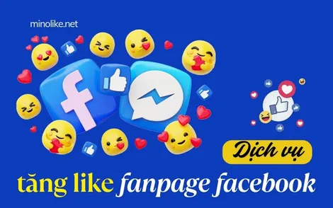 Tăng like/follow fanpage Facebook đơn giản SIÊU NHANH tại Minolike.net