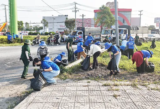 Chỉnh trang nút giao IC3 sạch, đẹp đón Tết