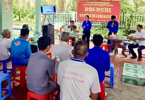 Chung tay xây dựng xã không ma túy