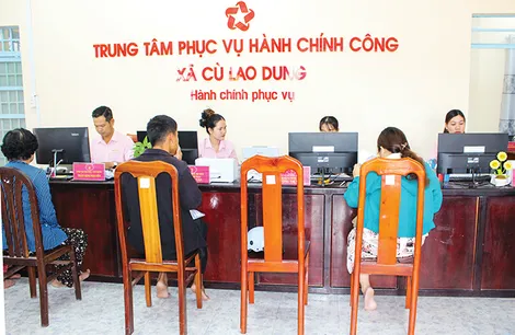 Cù Lao Dung "gặt hái" nhiều thành quả trong thực hiện mô hình chính quyền mới