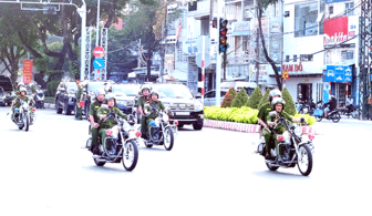 សហការធានាសុវត្ថិភាពដាច់ខាតលើភូមិឋានទីក្រុងកឹងធើ អំឡុងពេលប្រព្រឹត្តឡើងនៃមហាសន្និបាត លើកទី ១៤ របស់បក្ស