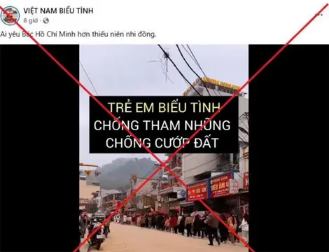 Cảnh báo việc tạo video clip xuyên tạc gây phức tạp tình hình Đại hội XIV của Đảng