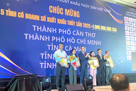 TP Cần Thơ đạt TOP 5 địa phương có kim ngạch xuất khẩu thủy sản cao nhất cả nước