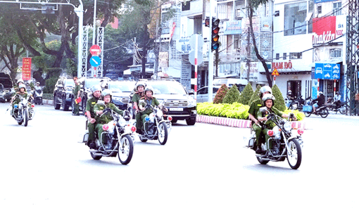 សហការធានាសុវត្ថិភាពដាច់ខាតលើភូមិឋានទីក្រុងកឹងធើ អំឡុងពេលប្រព្រឹត្តឡើងនៃមហាសន្និបាត លើកទី ១៤ របស់បក្ស