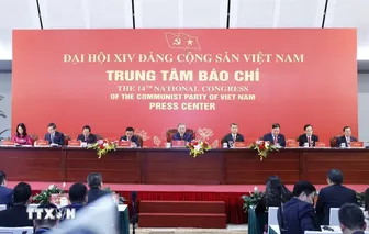 Tổng Bí thư Tô Lâm chủ trì họp báo quốc tế công bố kết quả Đại hội XIV của Đảng Tổng Bí thư Tô Lâm chủ trì họp báo quốc tế công bố kết quả Đại hội XIV của Đảng