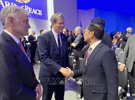 Việt Nam góp phần thúc đẩy tiến trình hòa bình tại Dải Gaza, tăng cường hợp tác với Mỹ