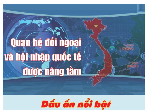 [INFOGRAPHICS] Quan hệ đối ngoại và hội nhập quốc tế được nâng tầm