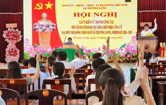 Xã Trường Long chuẩn bị tốt nhất các điều kiện để cuộc bầu cử thành công tốt đẹp