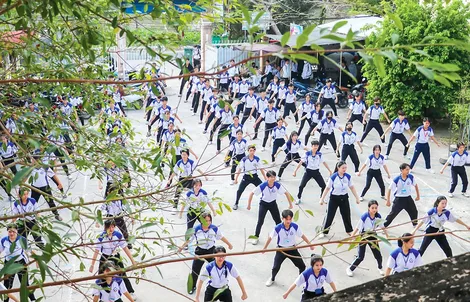 Võ cổ truyền vào học đường