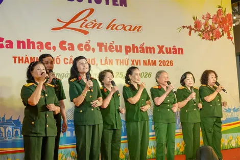 Sơ tuyển Liên hoan “Ca nhạc, ca cổ, tiểu phẩm xuân” TP Cần Thơ năm 2026