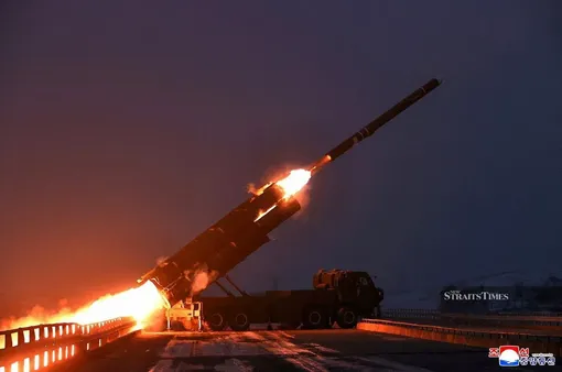 Triều Tiên thử nghiệm phóng tên lửa đa nòng cỡ lớn