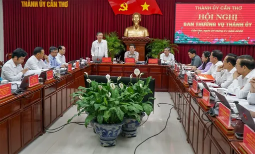 Ban Thường vụ Thành ủy cho ý kiến nhiều vấn đề quan trọng của TP Cần Thơ
