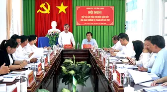Lãnh đạo TP Cần Thơ giám sát công tác bầu cử tại xã Tân Long