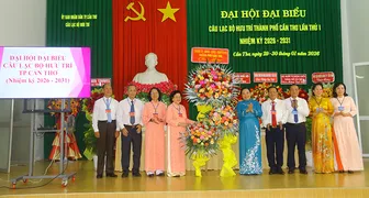 Đại hội đại biểu Câu lạc bộ Hưu trí TP Cần Thơ lần thứ I thành công tốt đẹp