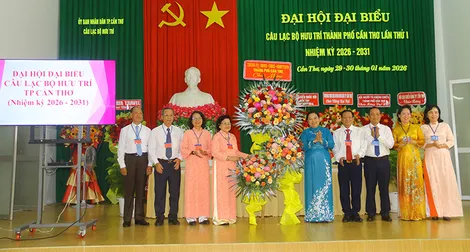 Đại hội đại biểu Câu lạc bộ Hưu trí TP Cần Thơ lần thứ I thành công tốt đẹp