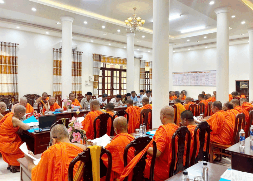 សមាគមព្រះសង្ឃសាមគ្គីស្នេហាជាតិទីក្រុងកឹងធើបូកសរុបការងារ ឆ្នាំ២០២៥