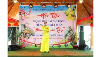 Khai mạc Tiếng hát mùa xuân giải “Bông bần tím” Cù Lao Dung