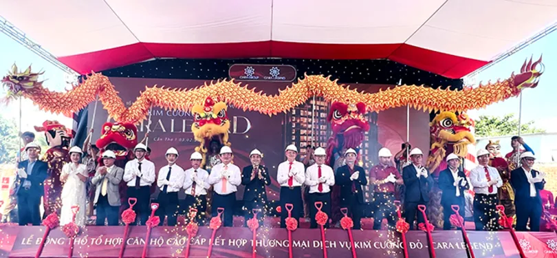 Động thổ dự án Cara Legend quy mô 825 tỉ đồng