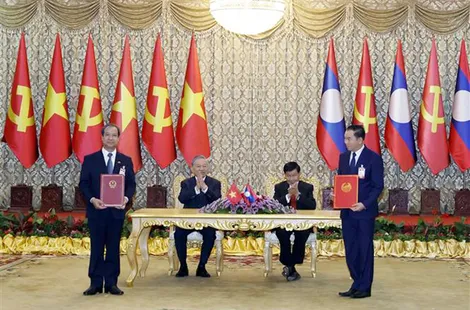 Tổng Bí thư Tô Lâm hội đàm với Tổng Bí thư, Chủ tịch nước Lào Thongloun Sisoulith