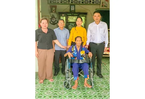 Thiết thực chăm lo nạn nhân da cam