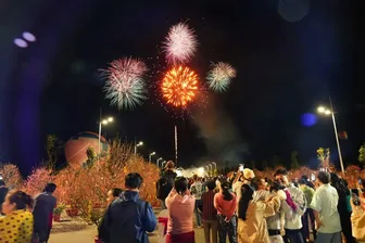 Cần Giờ đón Tết sớm: Hơn 10.000 du khách đổ về khai hội Green Paradise Tet Fest