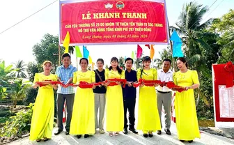 Khánh thành cầu Kênh Lý tại xã Long Hưng