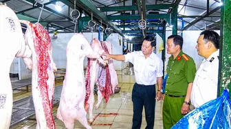 Đảm bảo sản phẩm động vật an toàn, chất lượng phục vụ Tết