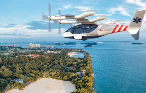 Singapore trials “air taxi” for emergency medical services