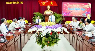 Ban Đại diện Hội thánh Tin lành Việt Nam (Miền Nam) TP Cần Thơ chúc Tết lãnh đạo thành phố
