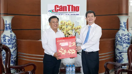 Bí thư Thành ủy Lê Quang Tùng chúc Tết Báo và Phát thanh, Truyền hình Cần Thơ