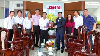 Lãnh đạo thành phố chúc Tết Báo và Phát thanh, Truyền hình Cần Thơ