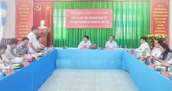 Giám sát công tác lãnh đạo cuộc bầu cử tại xã Thới An Hội