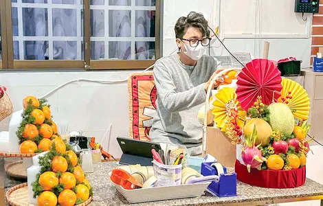 Dịch vụ mâm ngũ quả, cắm hoa hút khách