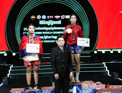 VĐV Cần Thơ giành nhiều huy chương tại Giải vô địch Kun Khmer thế giới