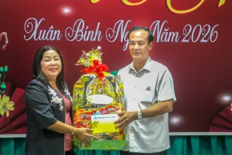 Đoàn công tác của thành phố thăm các đơn vị trực Tết Bính Ngọ 2026