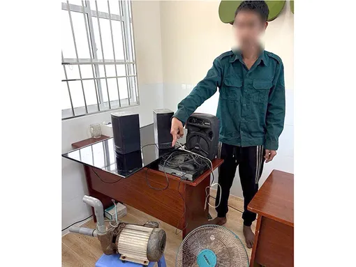 Công an xã Vĩnh Hải bắt đối tượng trộm cắp tài sản