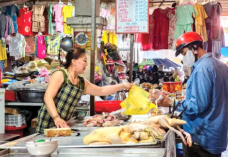 Nguồn cung thực phẩm tươi sống dồi dào