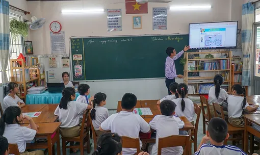 100% học sinh tiểu học sử dụng học bạ số