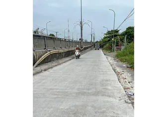 Đường dân sinh cầu Hưng Lợi  được đầu tư khang trang